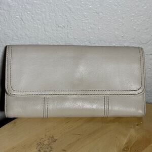 Clarks Beige Leather Wallet